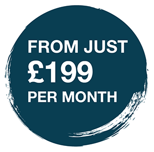 From just £199 per month